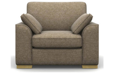 Heart of House Lincoln Tweed Fabric Chair - Beige